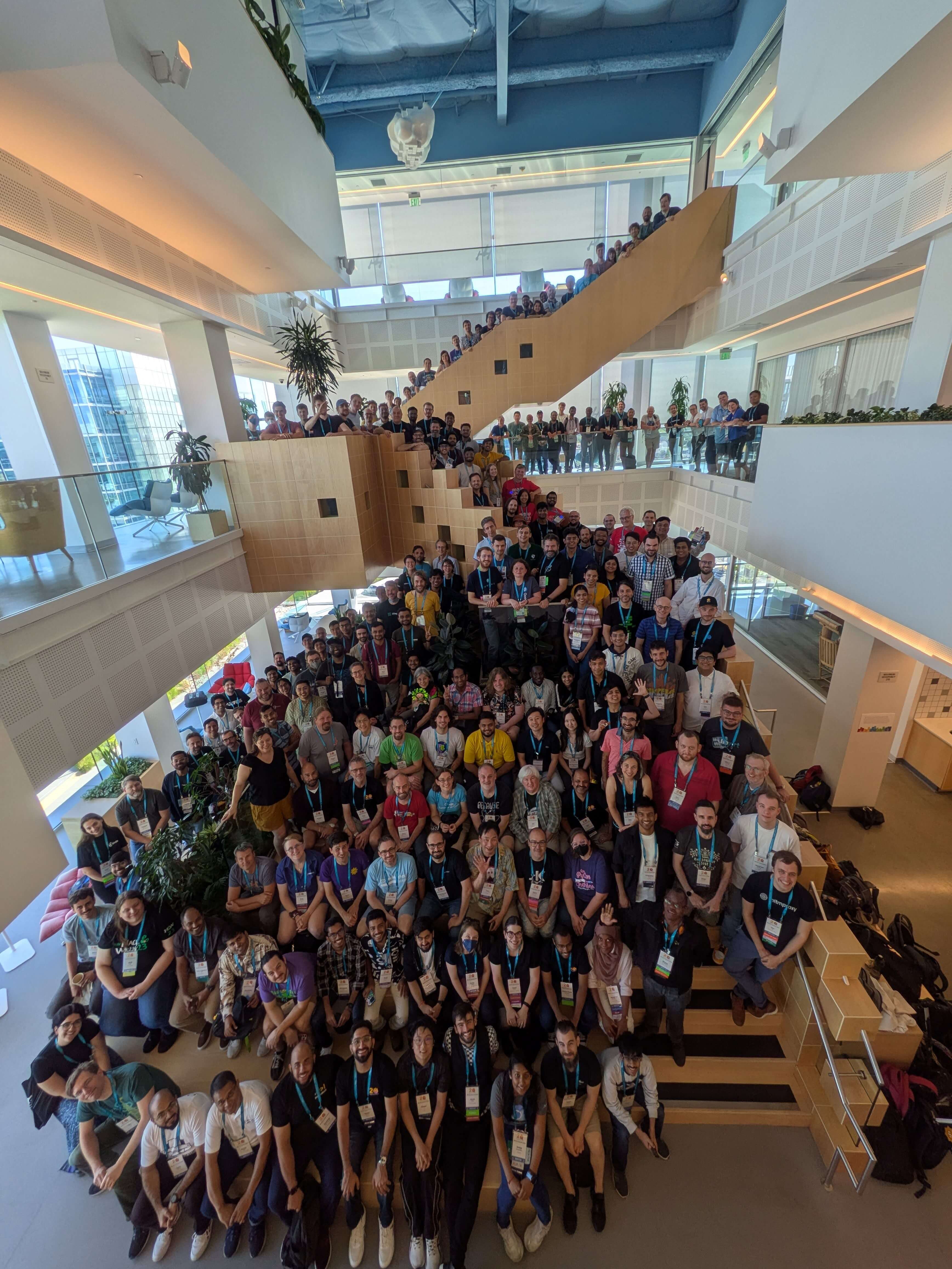 Group photo of all attendees at GSoC Mentor Summit 2024